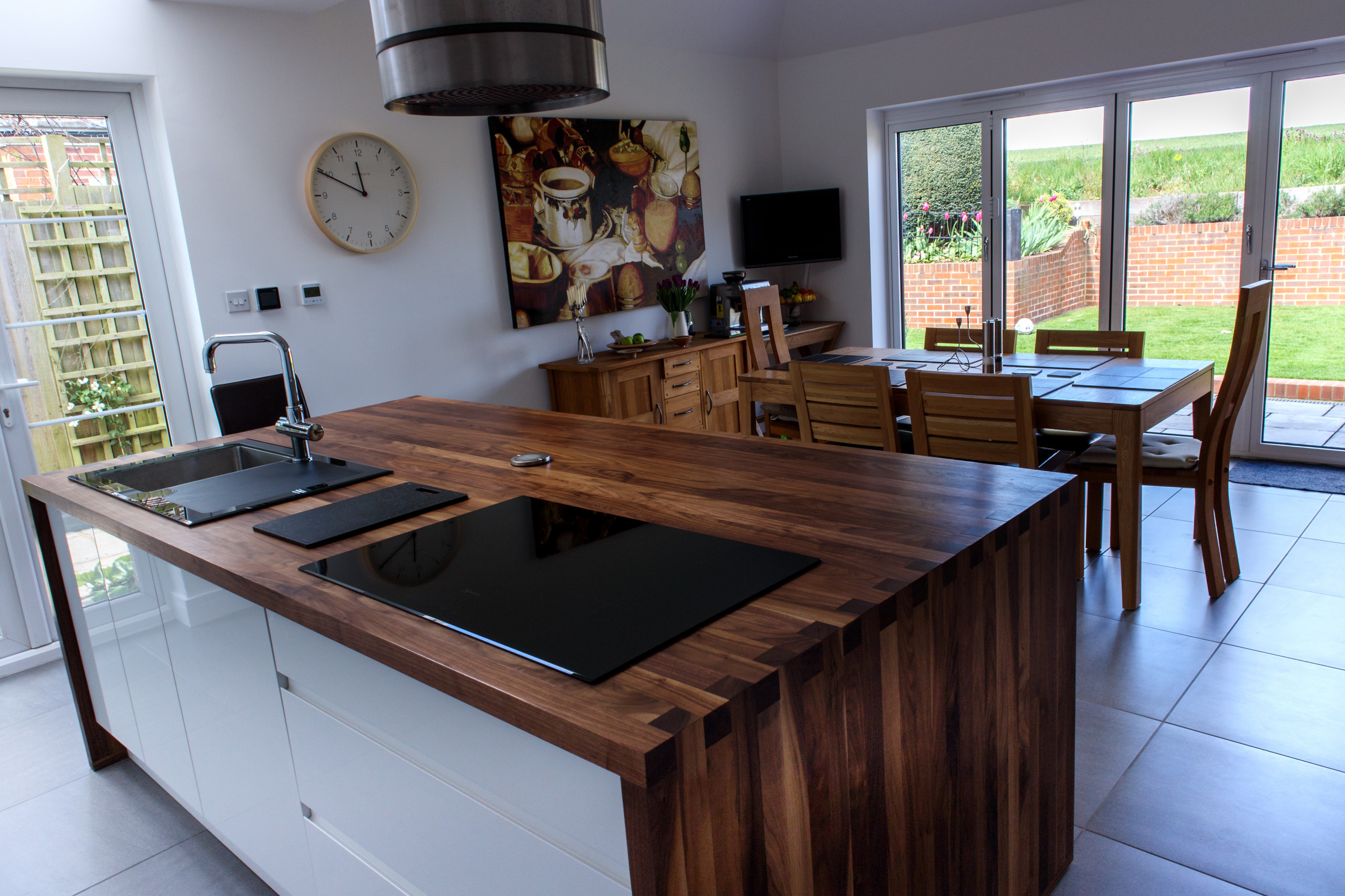 Walnut Kitchen Island