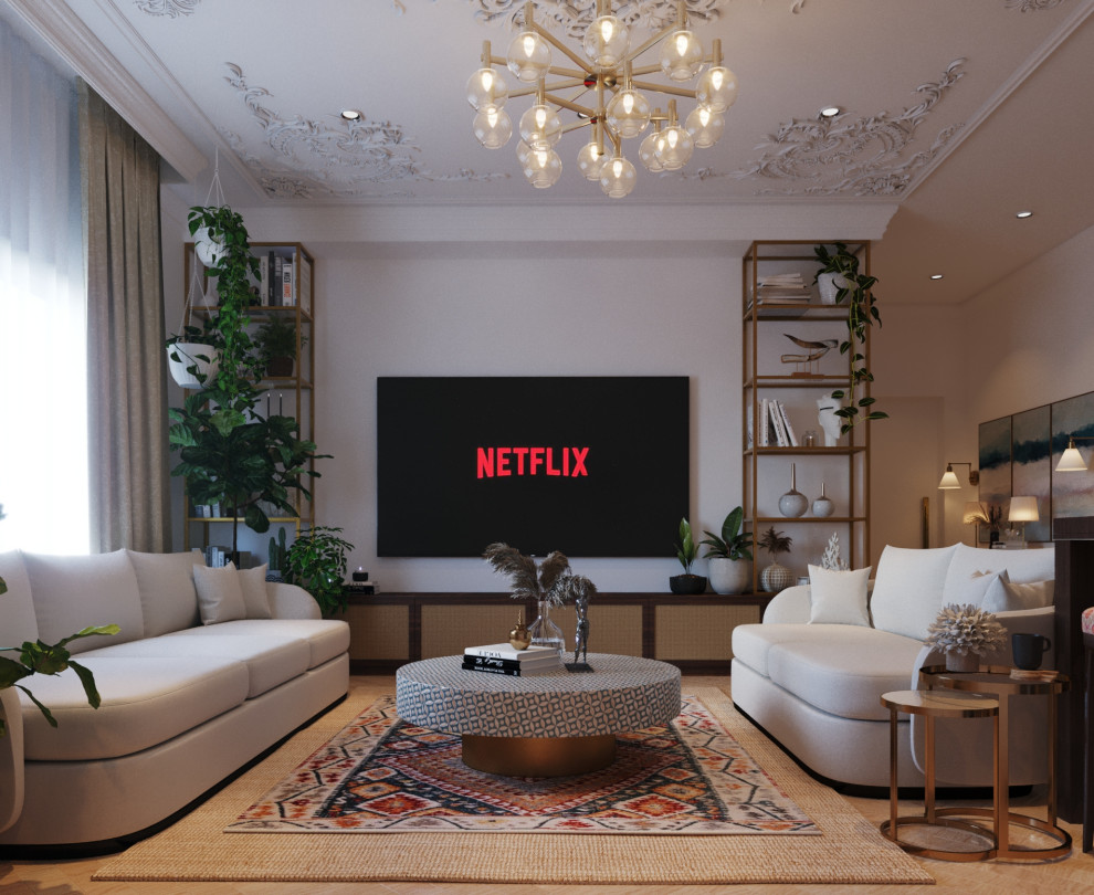 Contemporary boho living room - Eclectic - Living Room - Other - by ...