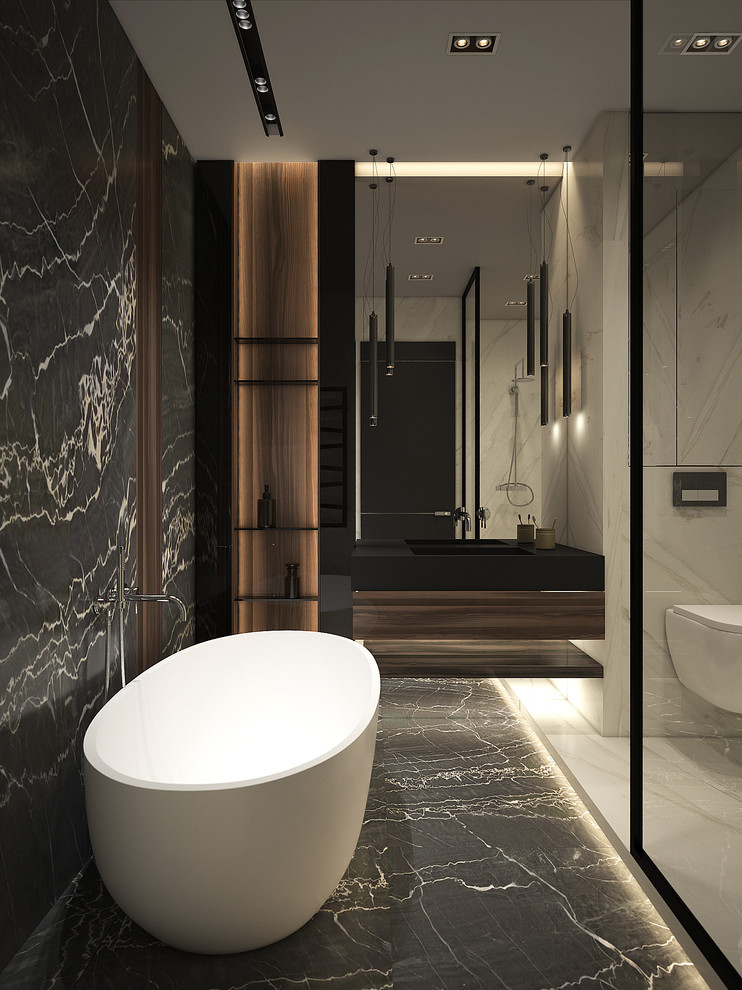 Минималистичный интерьер для молодой пары