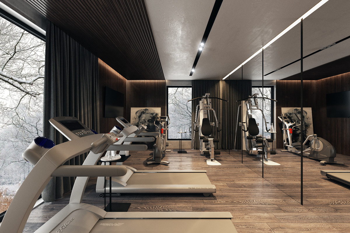 Интерьер загородного  дома