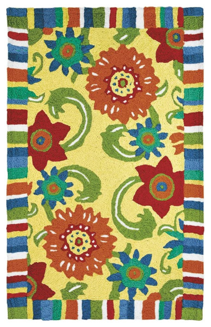JellyBean Accent Rug Fun Flowers - Contemporary - Area Rugs - by Uber ...