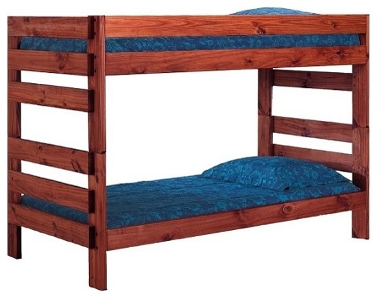 Jericho Extra Long Wooden Bunk Beds, Full Size Wooden Bunk Beds