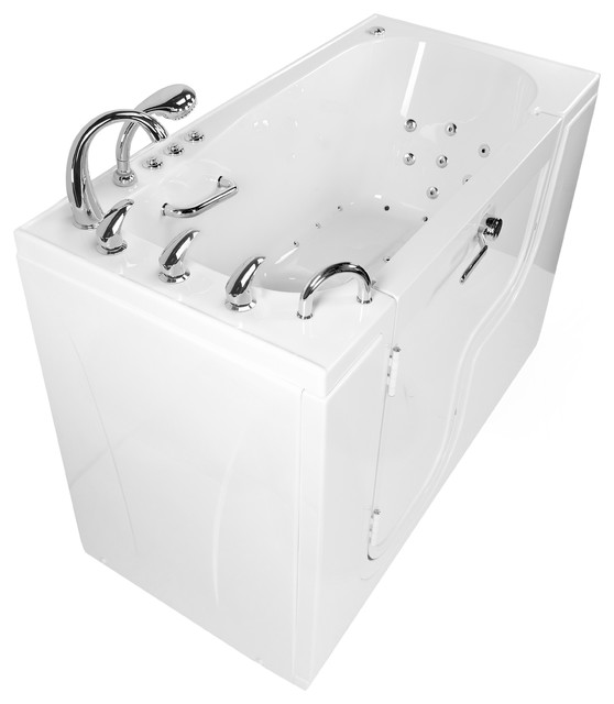 Transfer 60 Acrylic Soaking WalkIn Bathtub Left Outward Swing Door