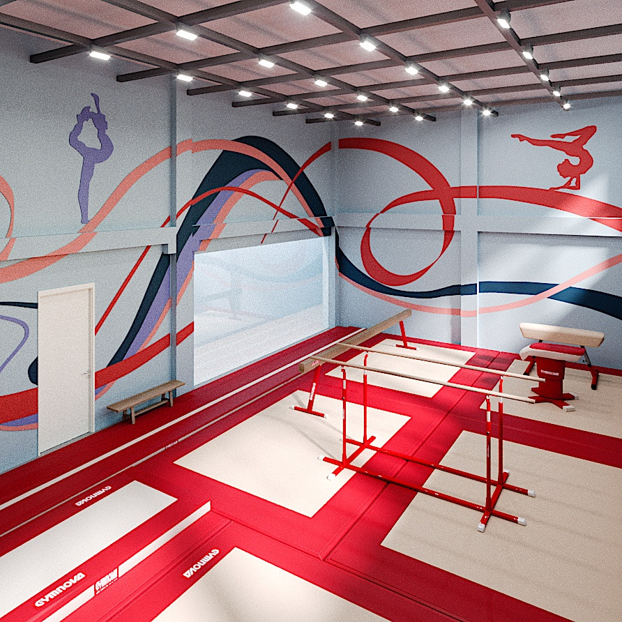 Проект школьного спортзала