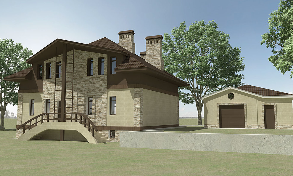 Жилой загородный дом