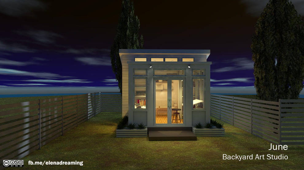 Backyard Art Studio June