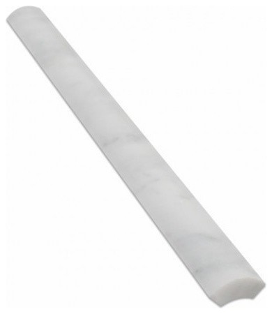 1 X12 Carrara White Quarter Round Trim Molding Marble Set Of 4 1 X12 Carrara White Quarter Round Trim Molding Marble Set Of 4
