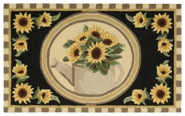Everywhere Sunflower Can Accent Rug, Mohawk Home Sunflower Kitchen Rug