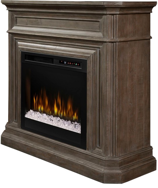 Dimplex Ophelia Gds28g8 1995bi Mantel Fireplace In Biscotti