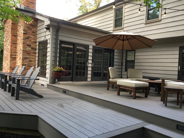 Gray Composite contemporary-traedaeck