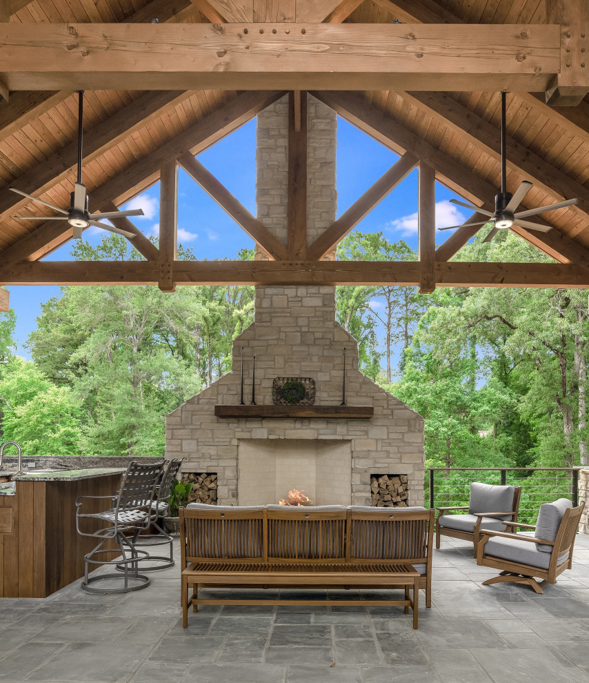 Timber Frame Outdoor Kitchen
