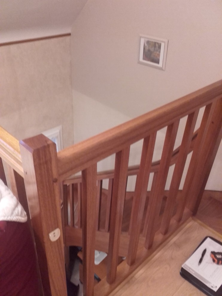 Rénovation complète d'un escalier + installation LED à Angers