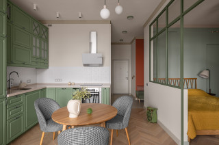 Интерьеры маленьких квартир-хрущёвок: идеи для кухни