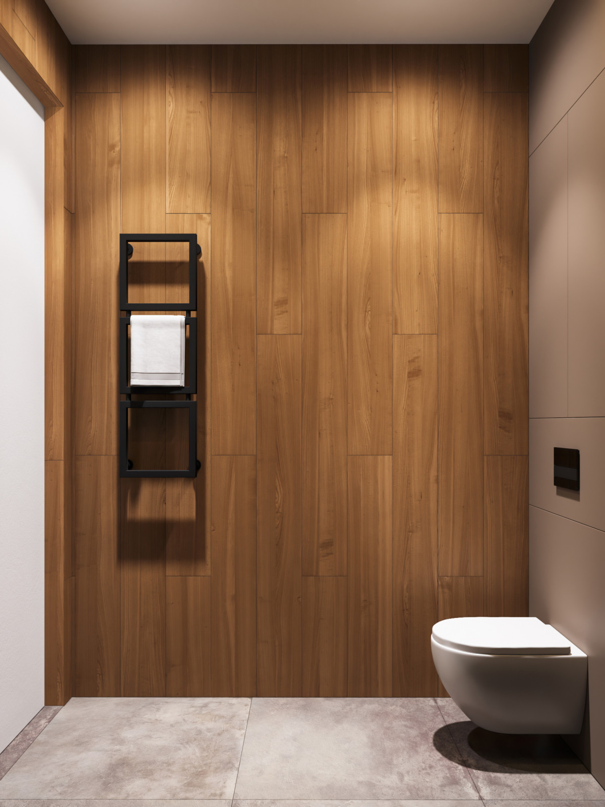 Шоколадно-кофейная квартира для семьи с ребенком в ЖК 1147