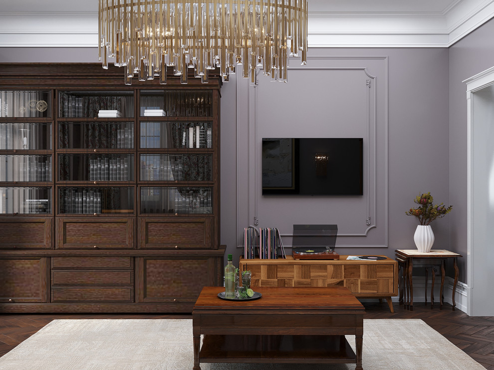 Дизайн-проект трехкомнатной квартиры для пары средних лет.