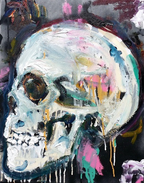 Skull - Original Oil Painting