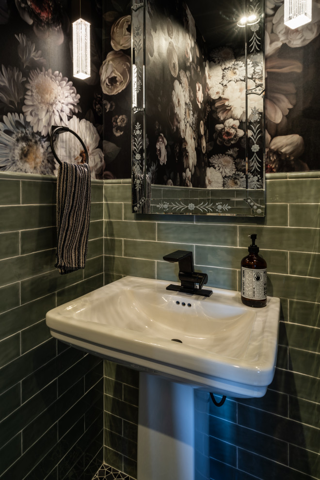 Logan Square Renovation - Traditional - Powder Room - Boston - by ...