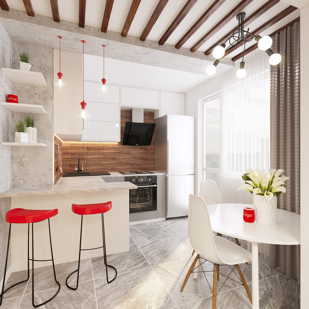 Дизайн Кухни-Гостиной