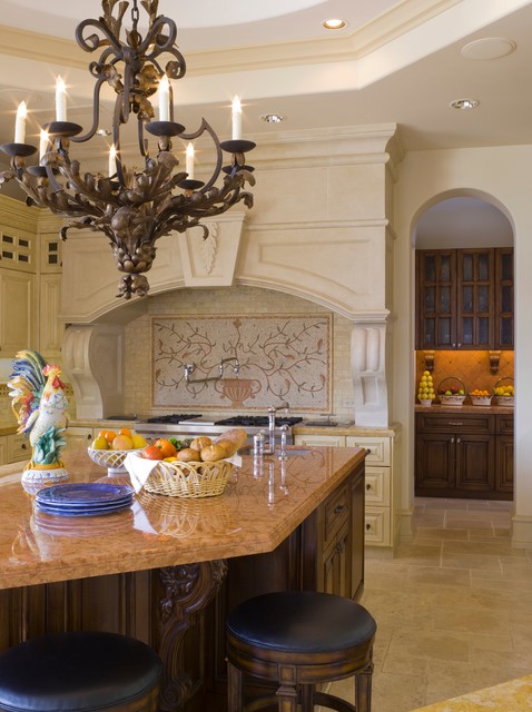 Old World Luxe mediterran-kueche