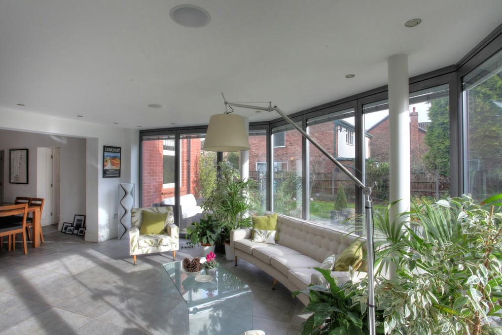 Design ideas for a modern home design in Cheshire.
