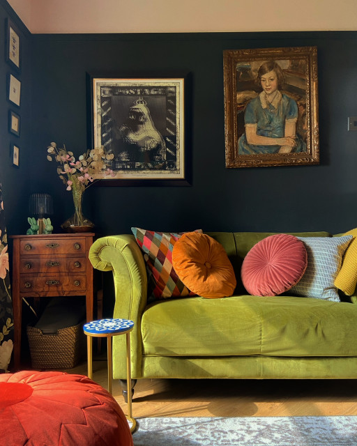 Video Chat with Colourful, Eclectic Interior Designer: Laura - Eclectic -  Living Room - London - by HiiGuru | Houzz IE