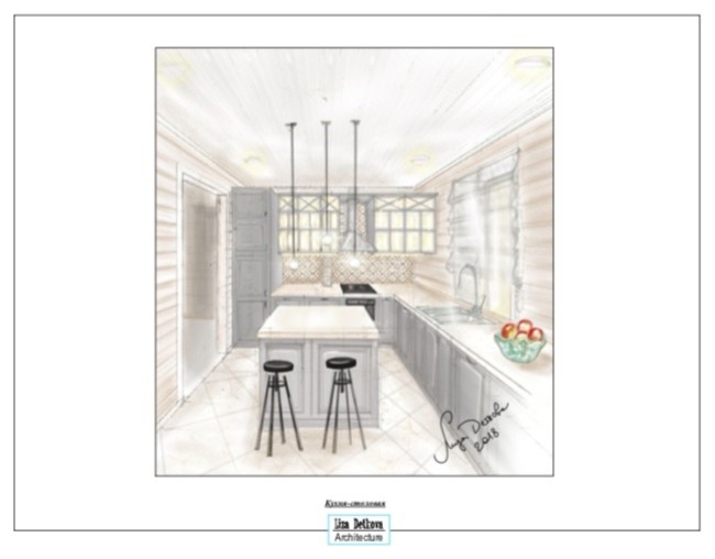 Загородный дом из бруса