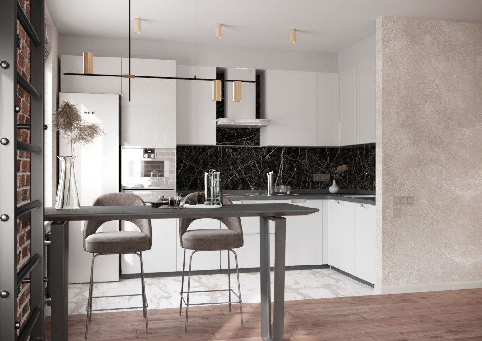 Дизайн интерьера двухкомнатной квартиры - ЖК Спутник