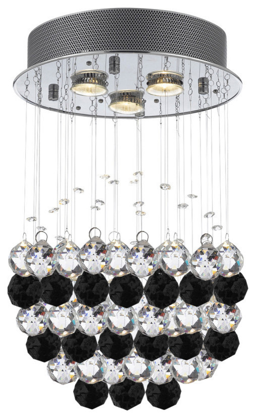 Modern Crystal Raindrop Flush Chandelier With Faceted Black - Modern Chandelier Rain Drop Lighting Crystal Ball Fixture Pendant Ceiling Lamp Modern Crystal Raindrop Flush Chandelier With Faceted Black - Modern Chandelier Rain Drop Lighting Crystal Ball Fixture Pendant Ceiling Lamp