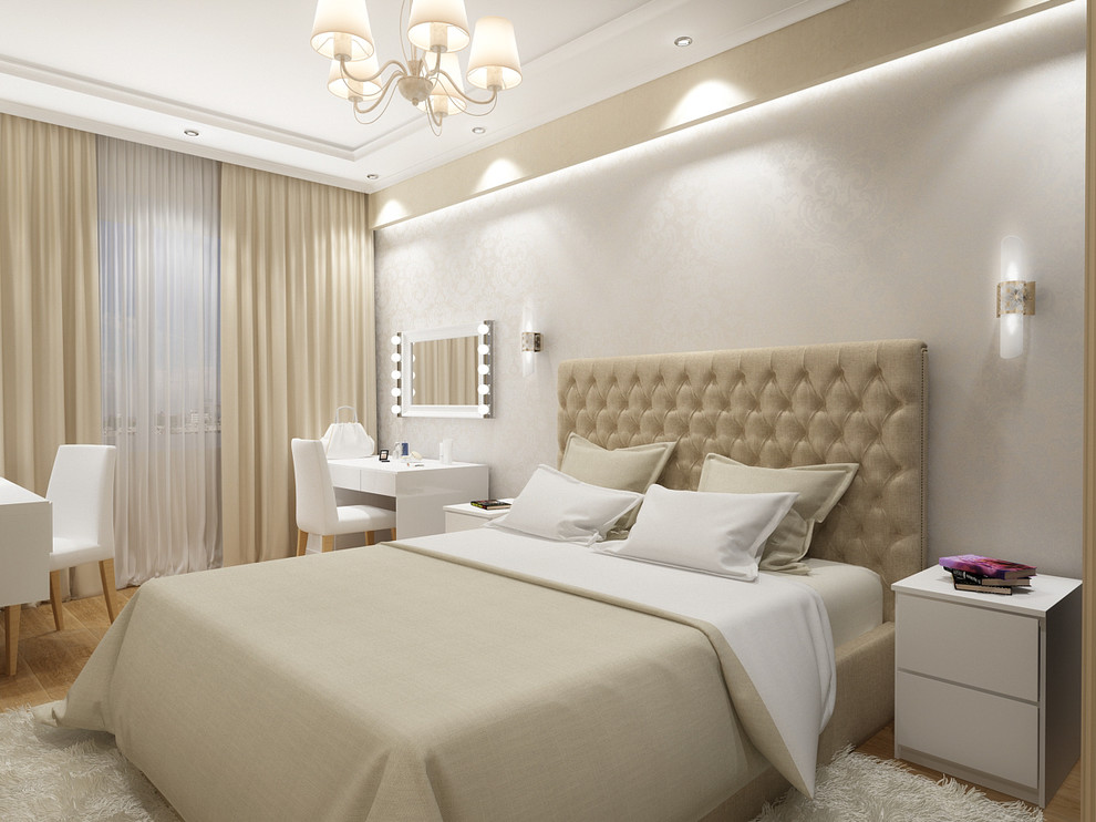 Спальная комната в классическом стиле