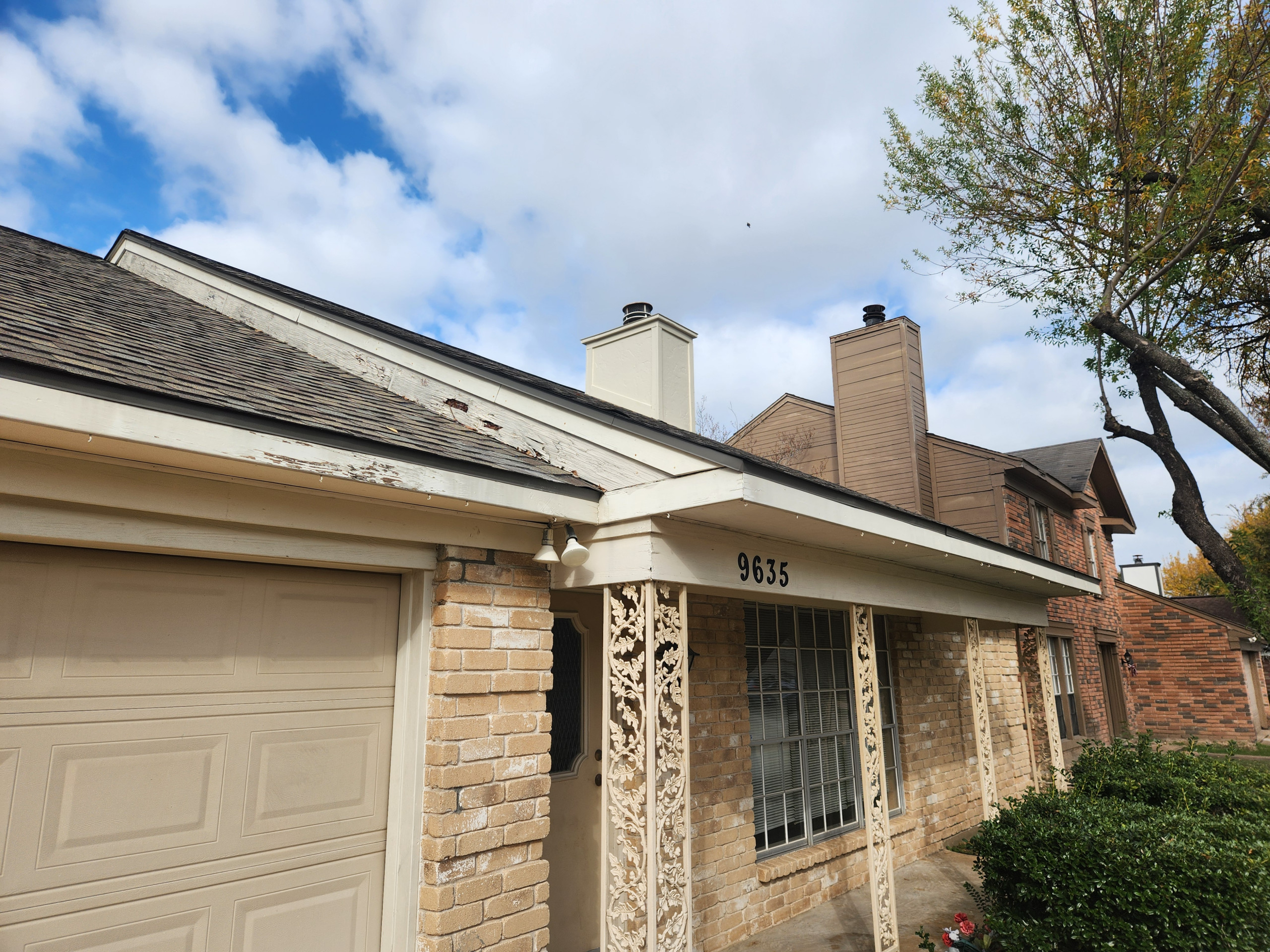 Brick Home Refresh with Hardie Siding, Fascia, Soffit, and Modern Column Replace