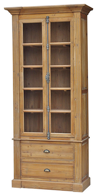 Marcus French Country Reclaimed Wood Single Bookcase ...