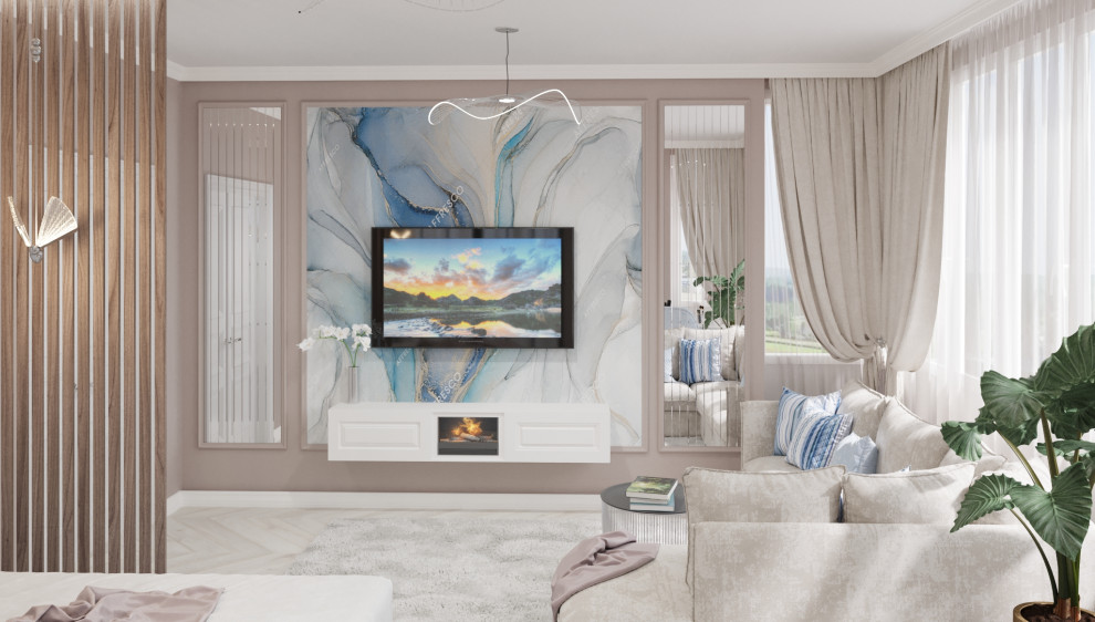 легкая неоклассика в голубом