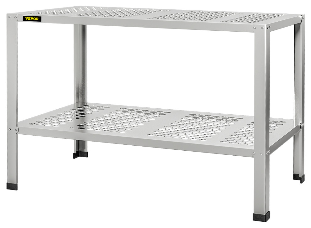 Vevor Potting Bench, 42"x24"x32" Aluminum Alloy Outdoor Workstation