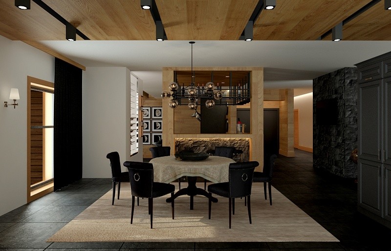 Дизайн-проект интерьера жилого дома с баней