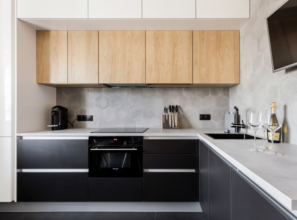 Черно-белый интерьер