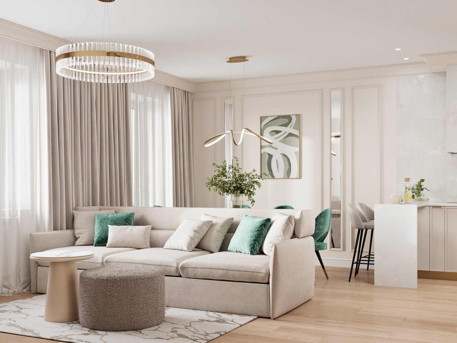 2- комнатная для девушки