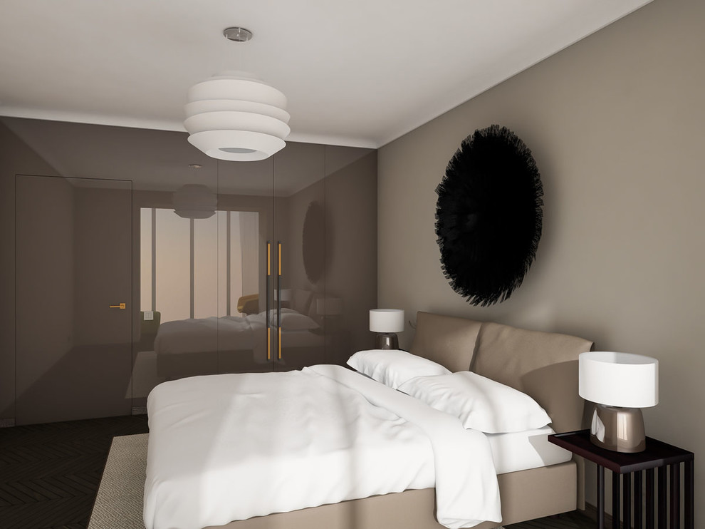 Интерьер спальной комнаты.