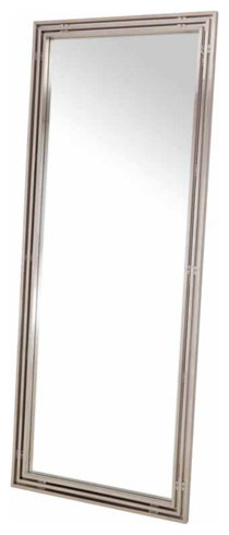 Amici Stainless Floor Mirror by Nuevo Living