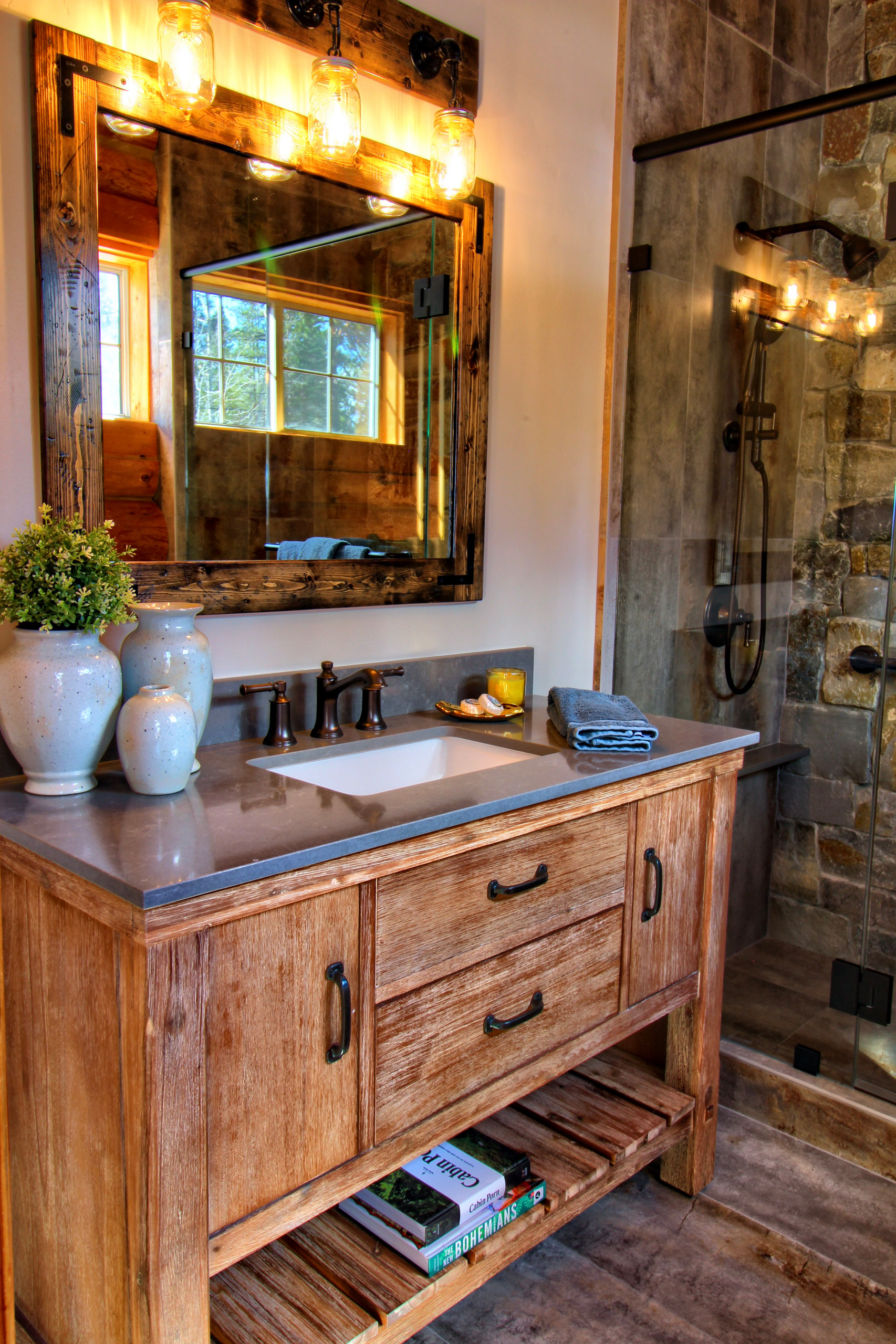 Log Cabin Bathroom Remodel