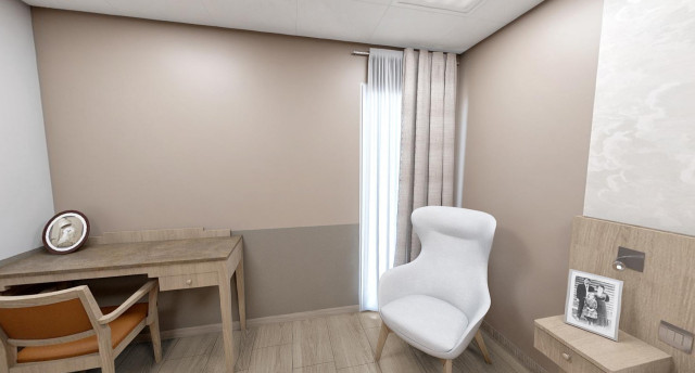 D&eacute;coration d'une maison de retraite modern-schlafzimmer