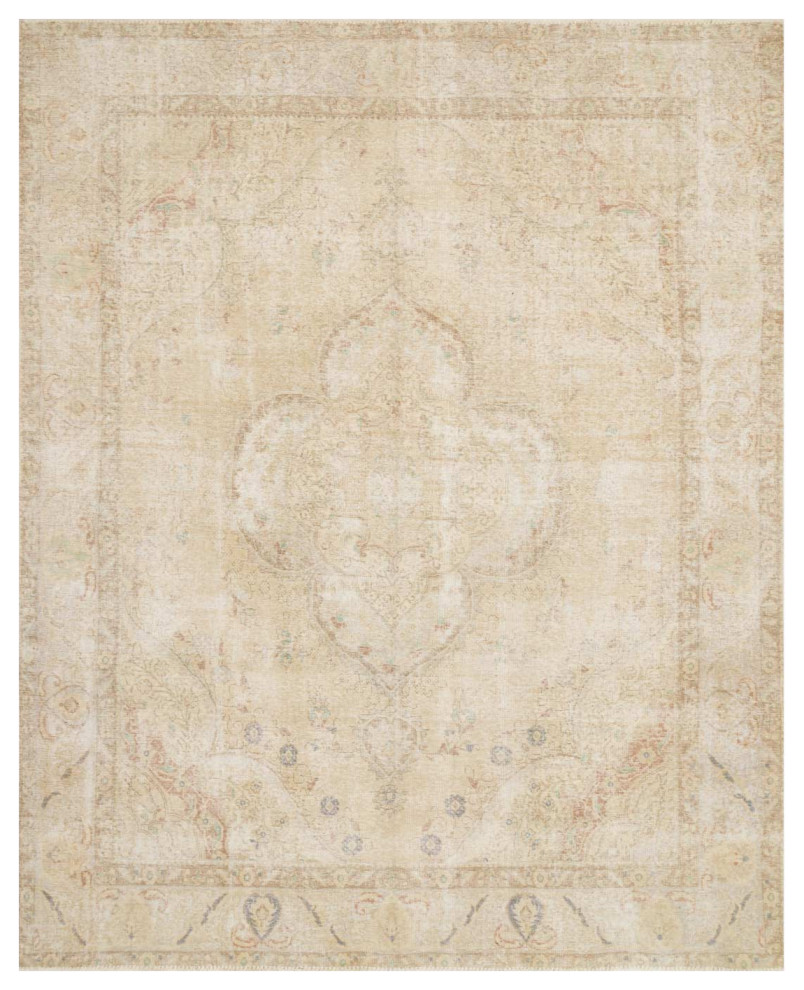 One-of-a-Kind Hand Knotted 9'0"x12'0"  Ivory/Cream Oriental Area Rug by Loloi