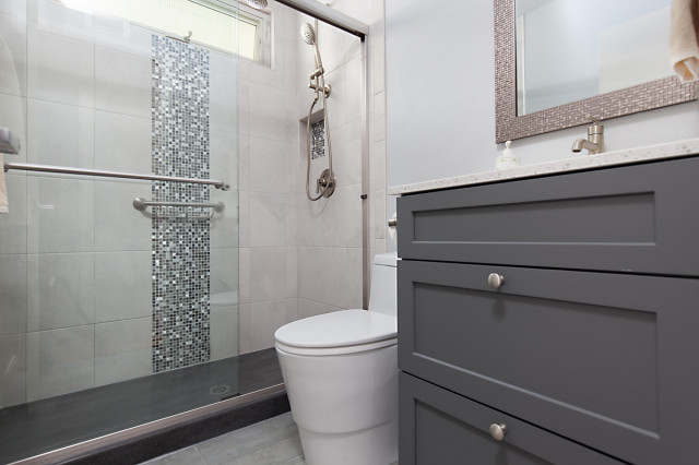 Moon Rock Bathrooms contemporary-bathroom