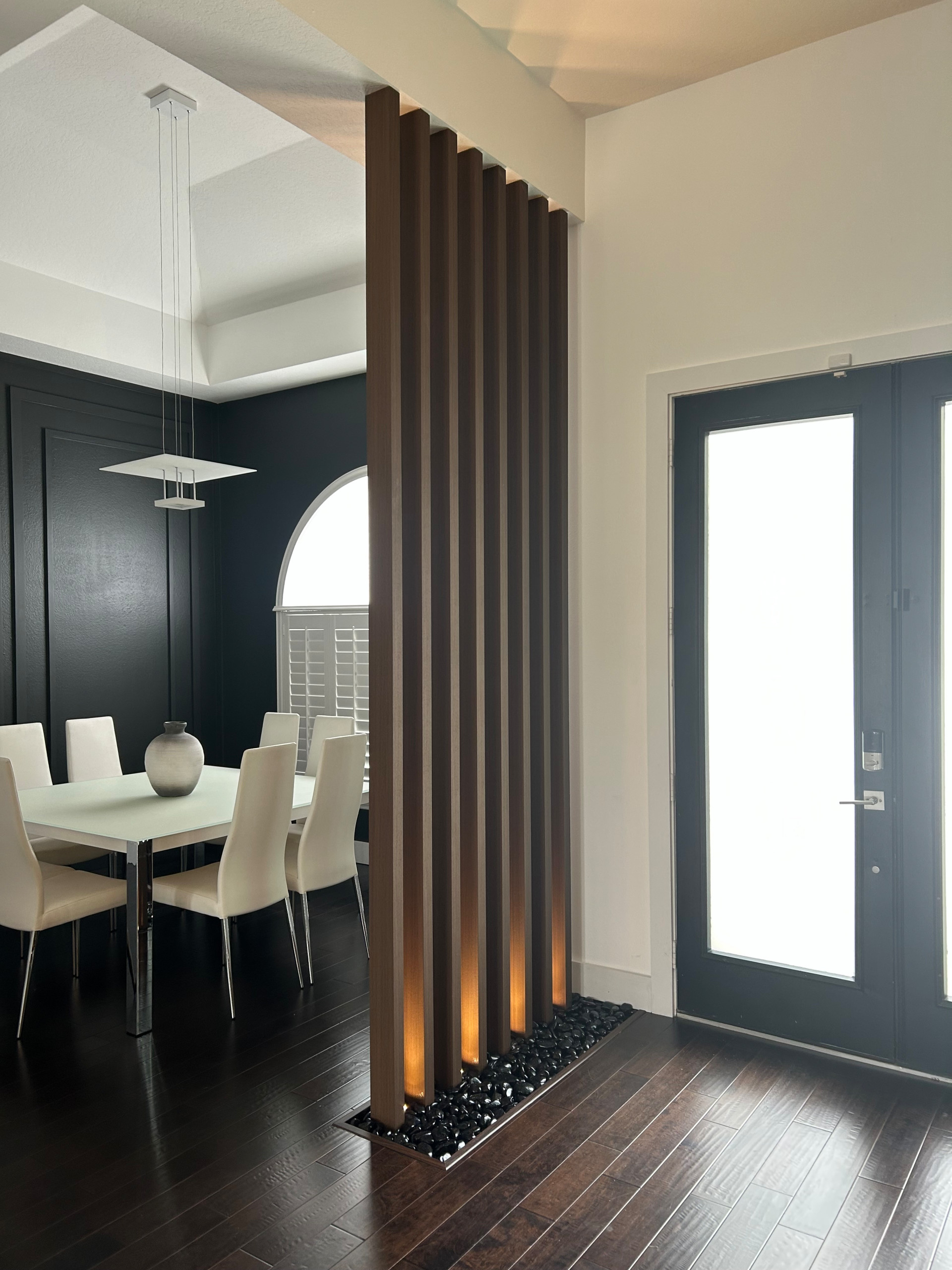 PVC Wood Look Slat Dividers (Screen Wall)