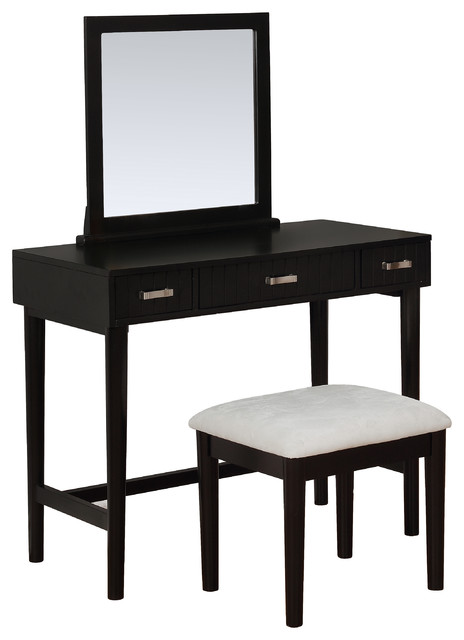 Garbo Black Vanity Set