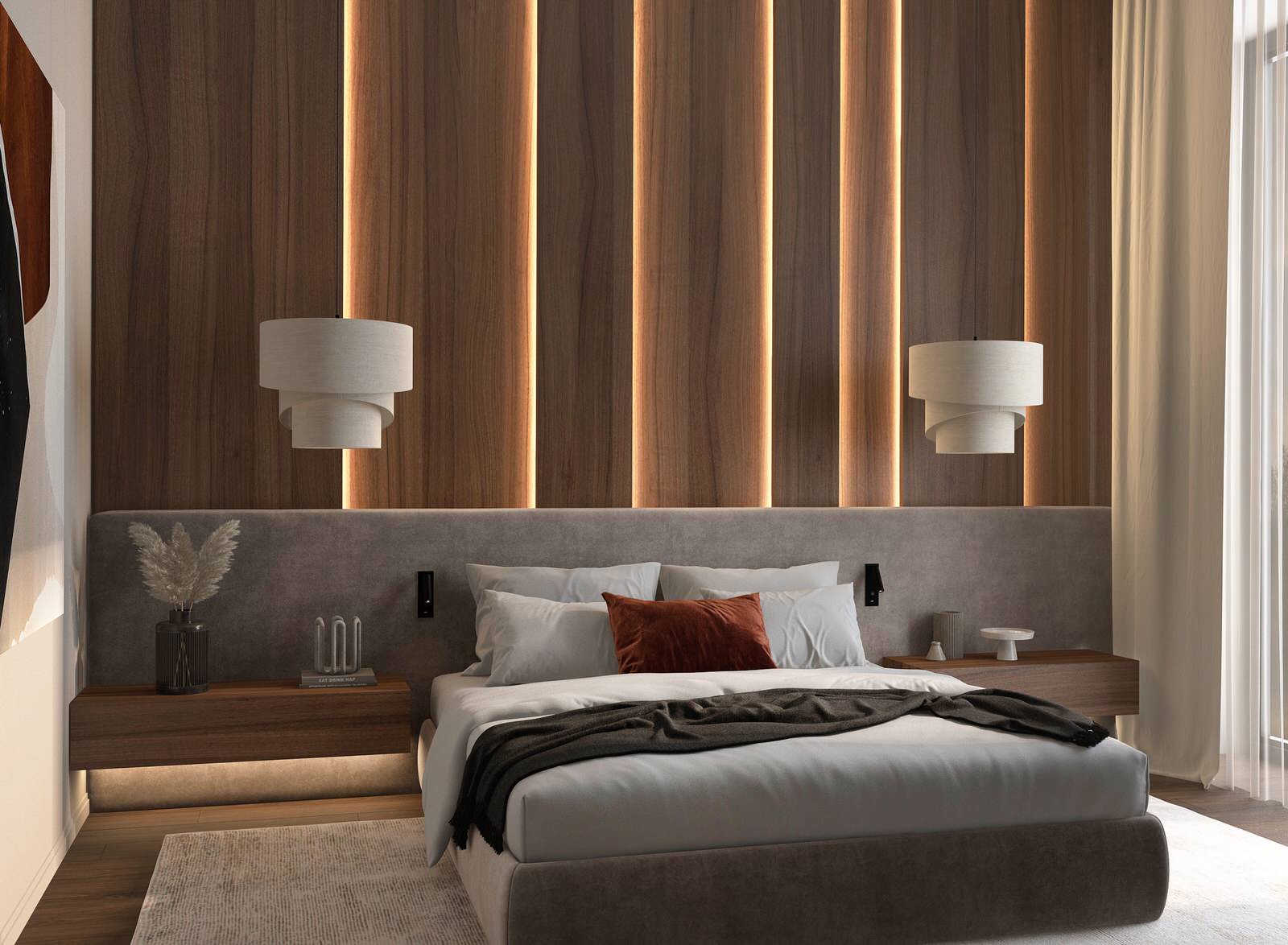 Спальня в загородном доме