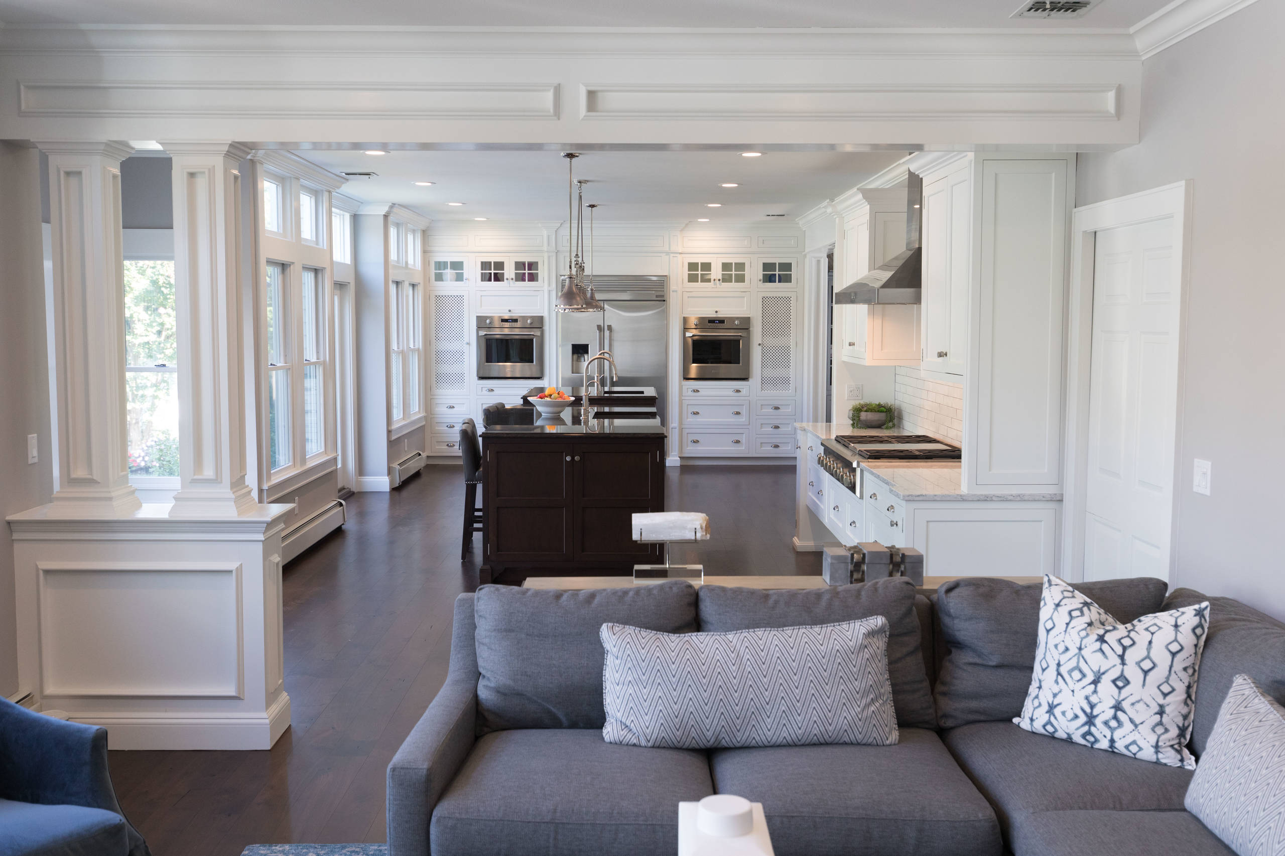 Transitional Kitchen/Great room