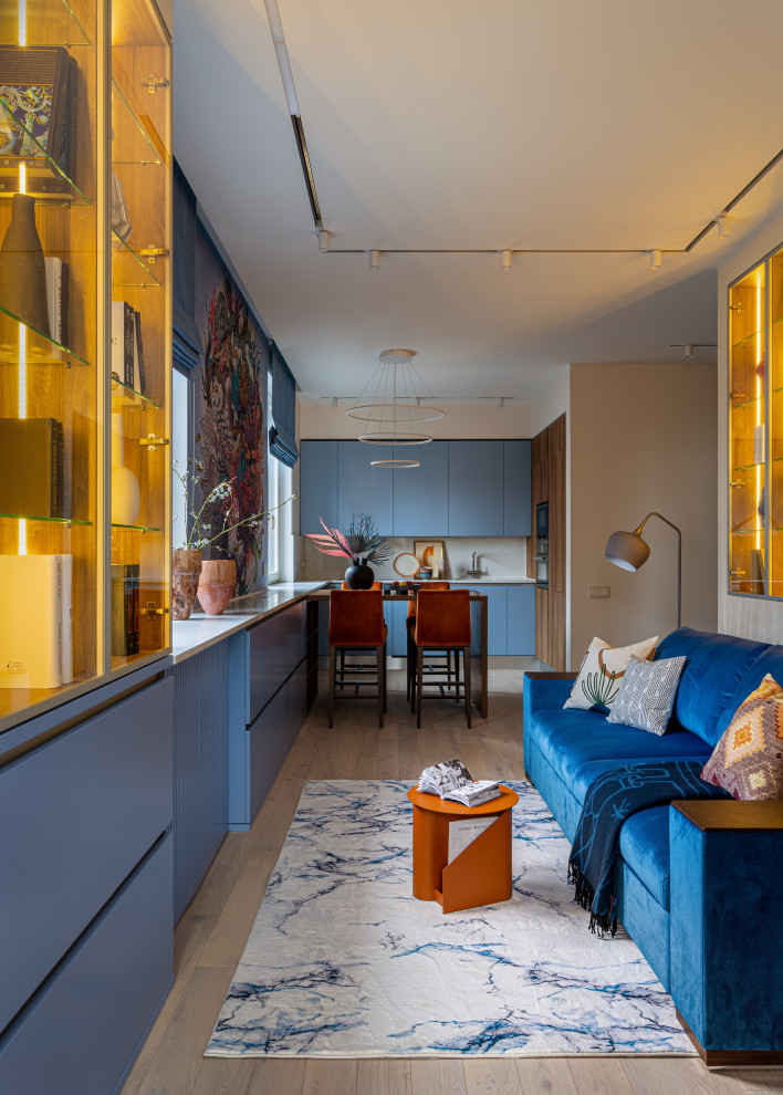 Современный интерьер в ярких цветах