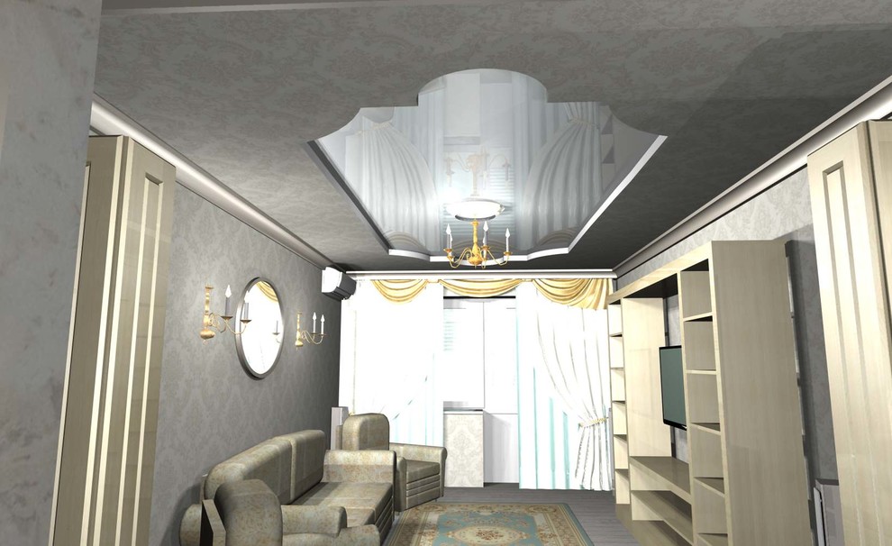 Варианты отделки гостиной