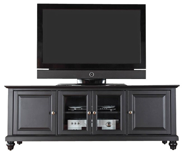 Cambridge 60 Low Profile Tv Stand Black Finish