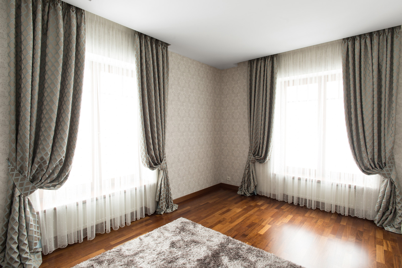 Текстильное оформление загородного дома